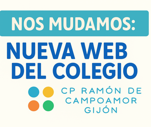 📢 Nos mudamos: nueva web del colegio 