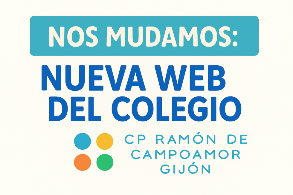 📢 Nos mudamos: nueva web del colegio 